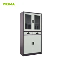 Klaasist ukse metallpildikabinet