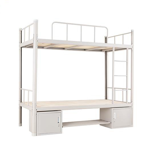 Metal Bunk Bed With Storage Cabinet